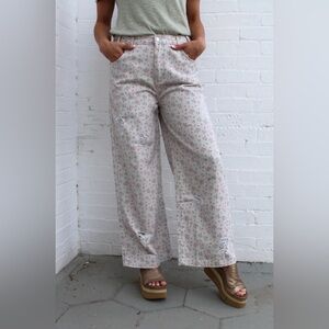 POL Floral Print Pants- size L